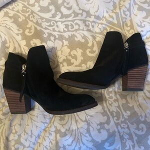 Black Suede Ankle Boots